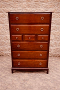 Georgian Style Mahogany Chest of Drawers – Tall 2 Over 3 Drawer Storage