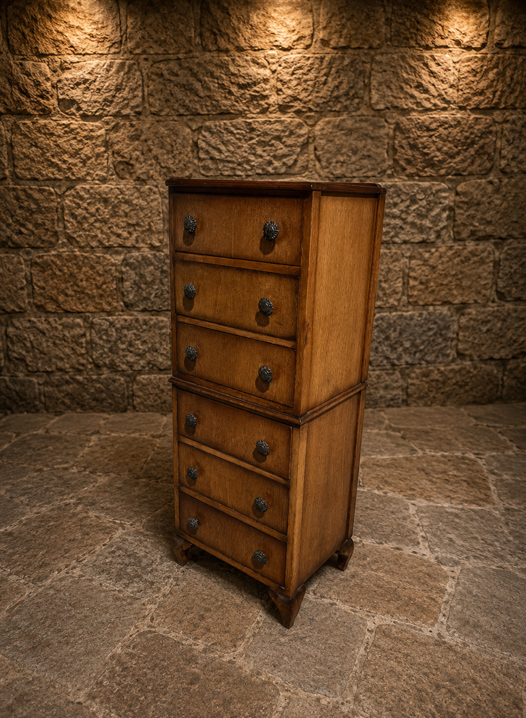 Mahogany Wellington Chest of Drawers | Georgian Style Apprentice Chest | c.1980–2000