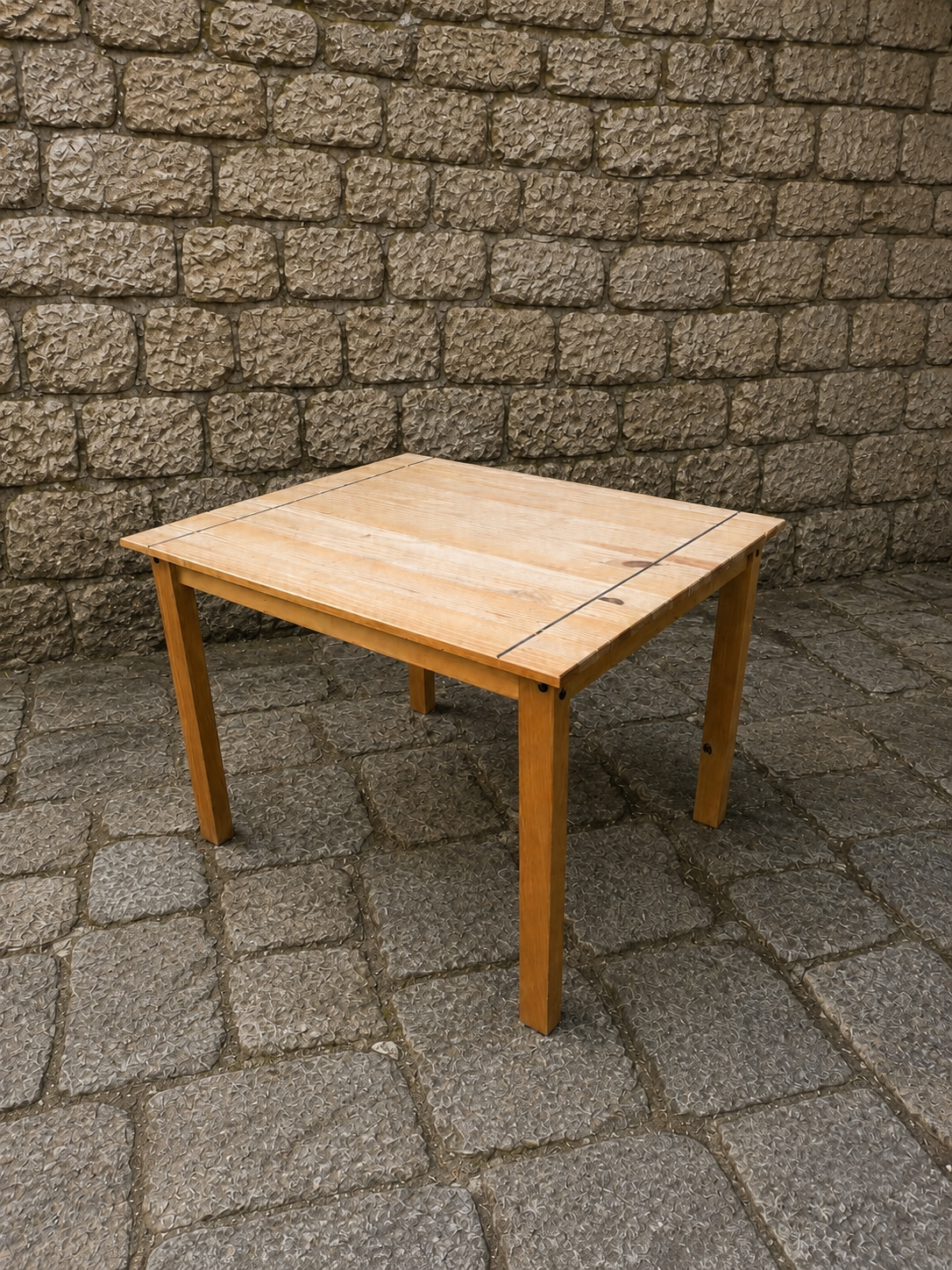 Rustic Pine Farmhouse Dining Table Country Kitchen Table Wooden Dining Table Cottage Style Table
