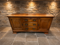 Large Georgian Style Yew Sideboard | Traditional English Buffet Cabinet