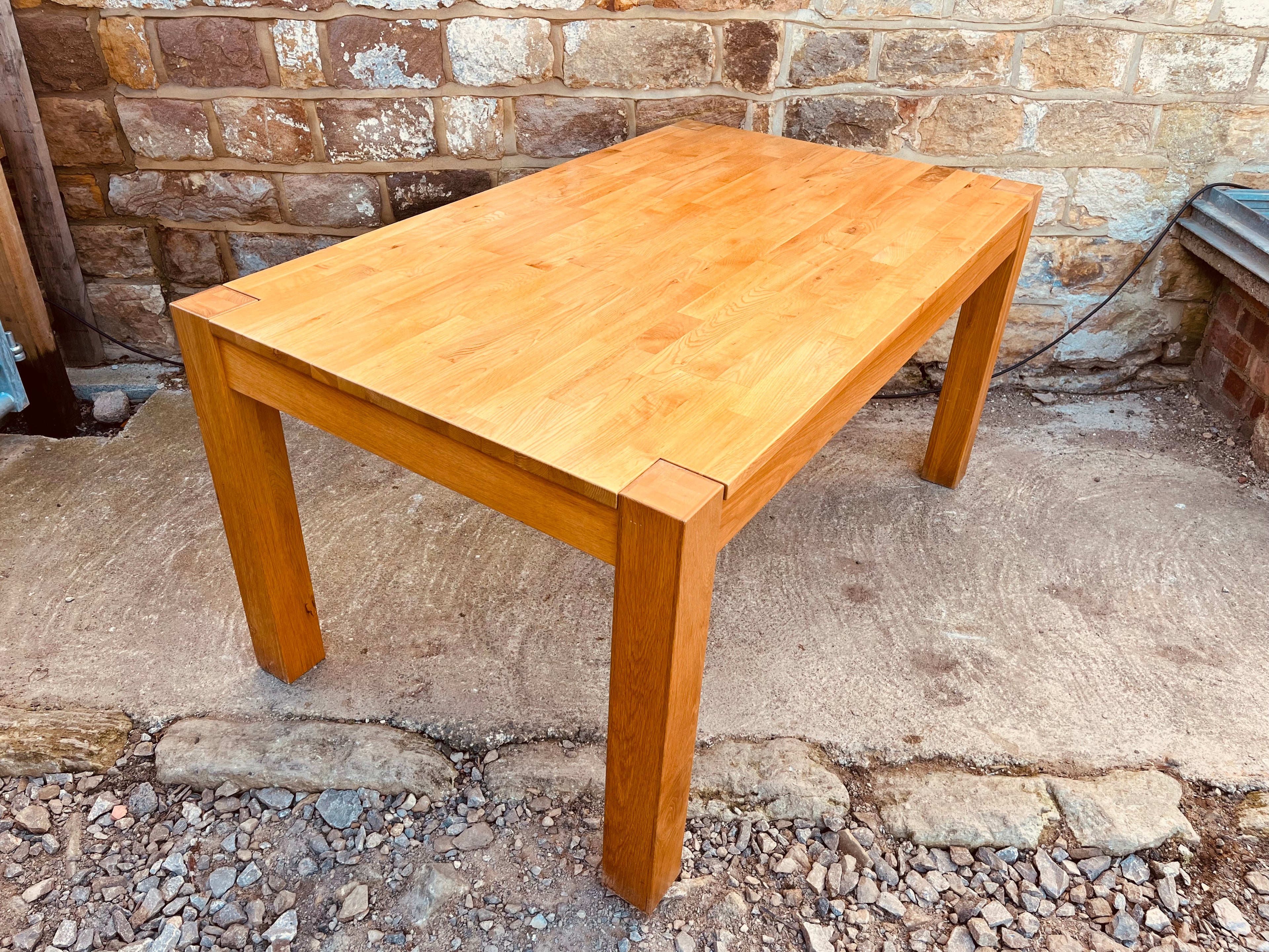 Solid Wood Dining Table | Contemporary Scandinavian Style Table