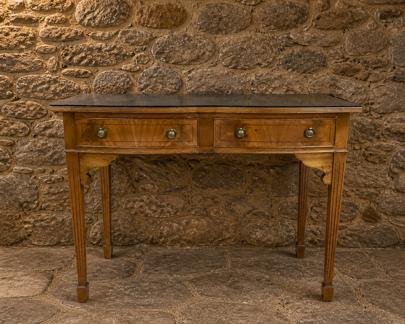 Georgian Style Mahogany Console Table