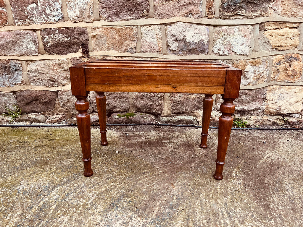 Vintage Wooden Footstool Frame – Upholstery & Restoration Project