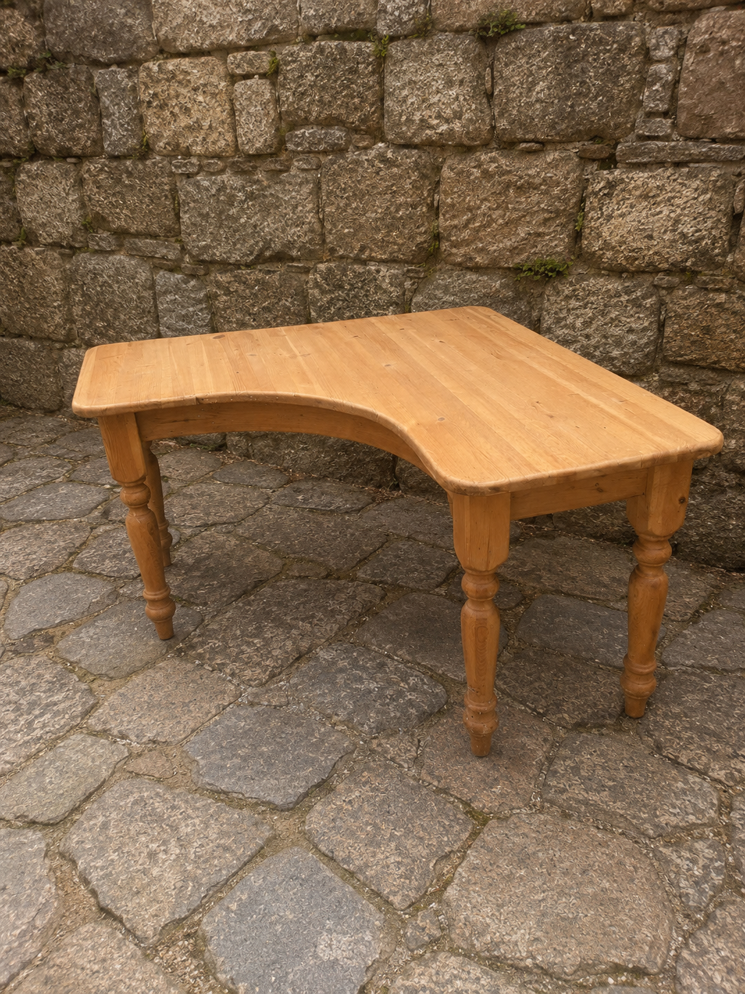 Large Solid Pine Farmhouse Writing Desk / Reception Desk