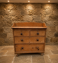 Antique Victorian Pine Washstand Chest of Drawers – c.1870–1890