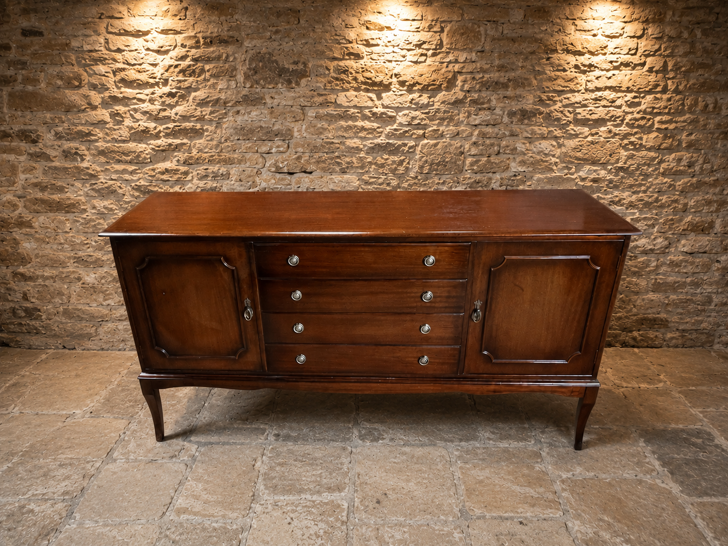 Vintage Georgian Style Mahogany Sideboard