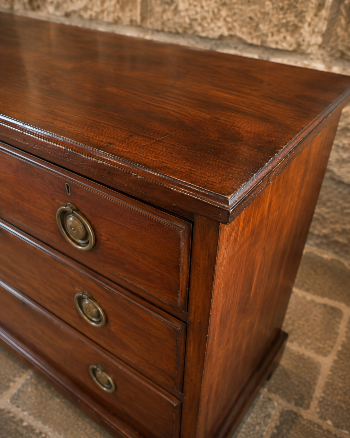 Antique Georgian Mahogany Chest of Drawers – George III c.1790–1815