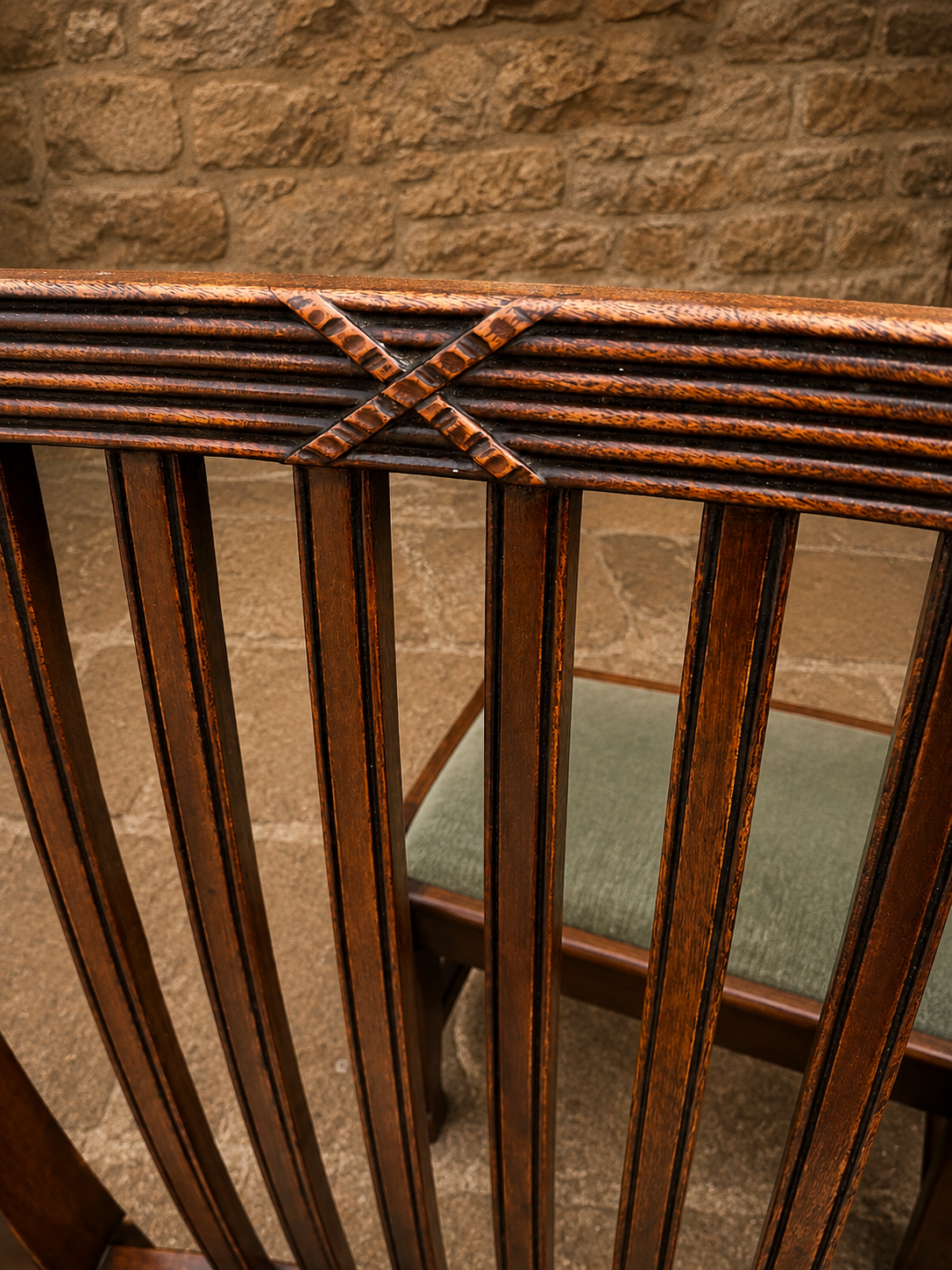 Set of Six Antique Edwardian Mahogany Dining Chairs – Two Carvers – Circa 1910