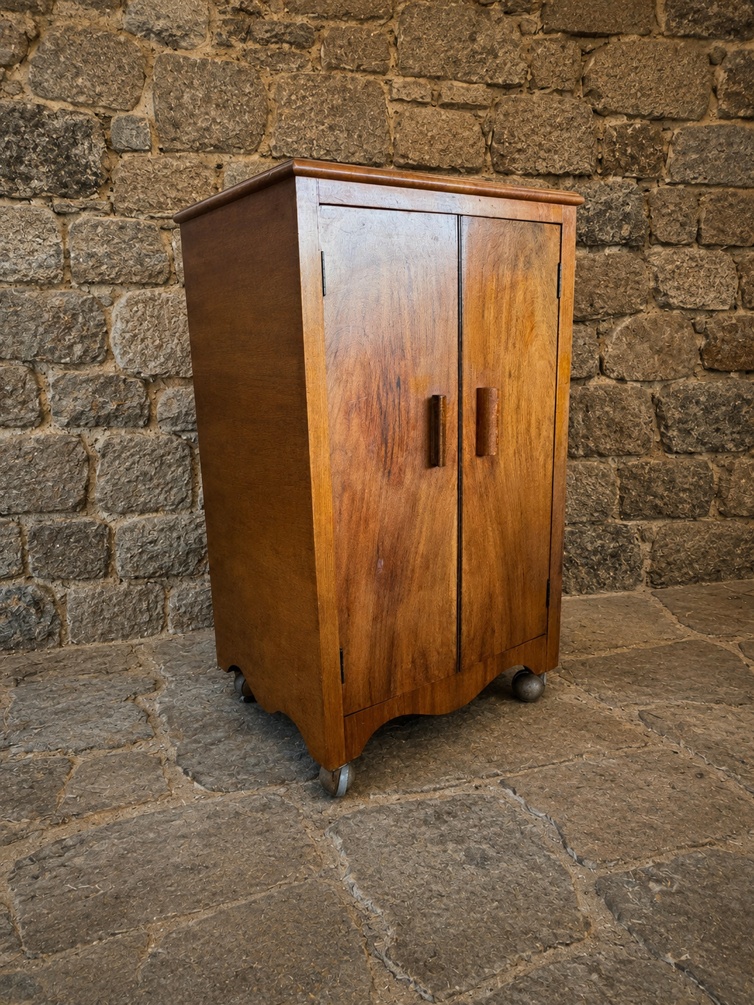 Art Deco Walnut Wardrobe C1930s