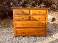 Solid Oak 7 Drawer Chest of Drawers – Traditional Country Style