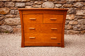 Mid Century Oak Dressing Chest – Compactum Chest of Drawers with Raised Back