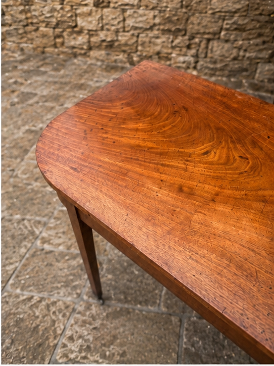 Antique Georgian Mahogany Console Table – Early Victorian English Side Table