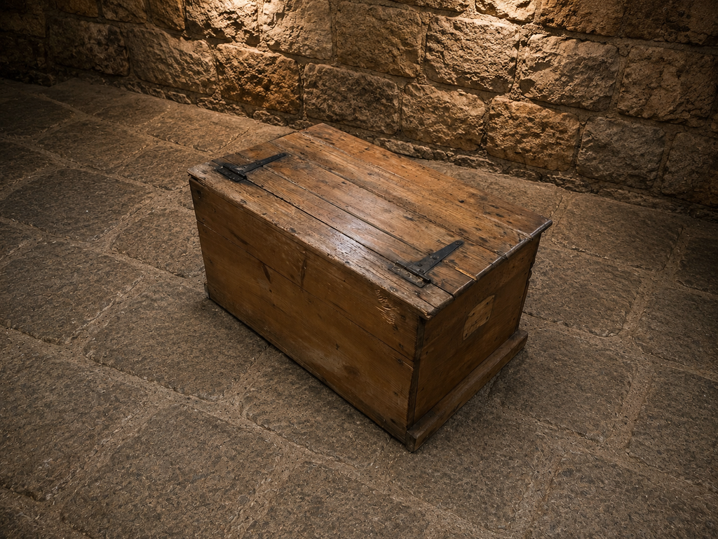 Antique Victorian Pine Blanket Chest | Solid Pine Blanket Box | Rustic Farmhouse Storage Chest | Country Cottage Coffer | Circa 1850–1880