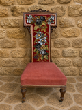 Victorian Walnut Prie Dieu Chair c1860–1880