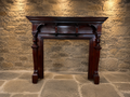 Victorian Mahogany Fireplace Surround | Antique English Fire Mantel | Architectural Salvage | Circa 1885–1905