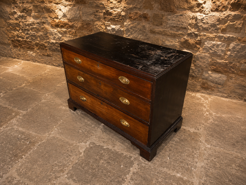 Antique George III Mahogany Bachelor’s Chest of Drawers c.1790