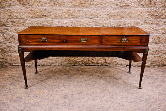 Georgian Style Mahogany Serving Table / Console Table c.1920