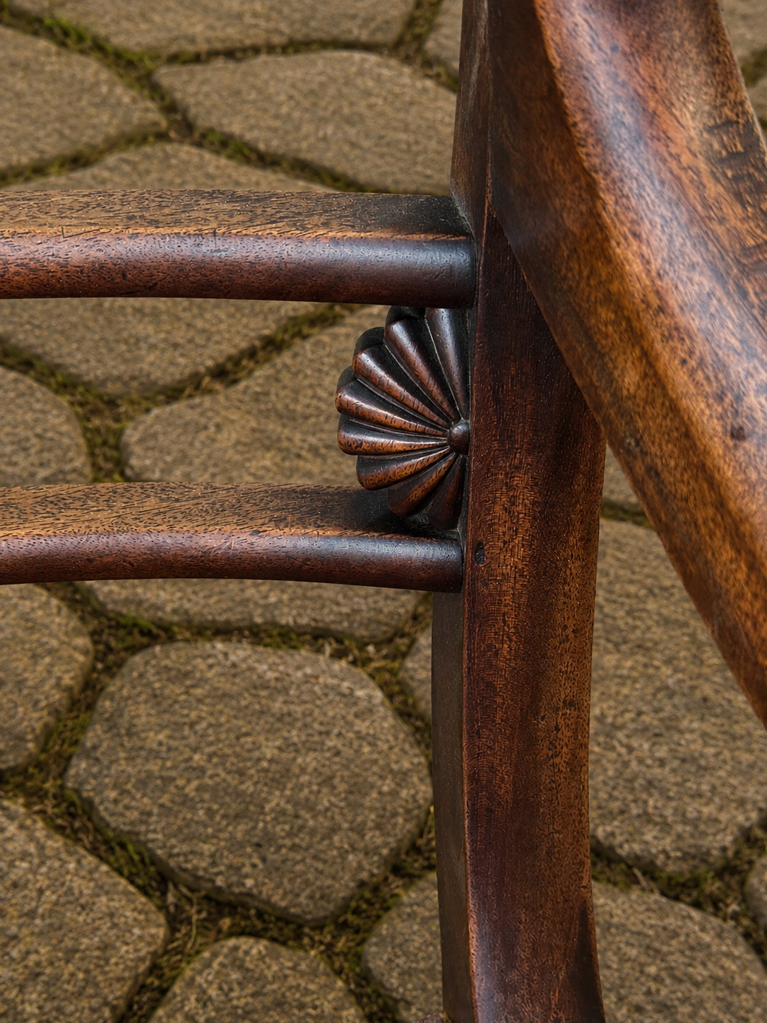 Antique Regency Mahogany Library Desk Chair
